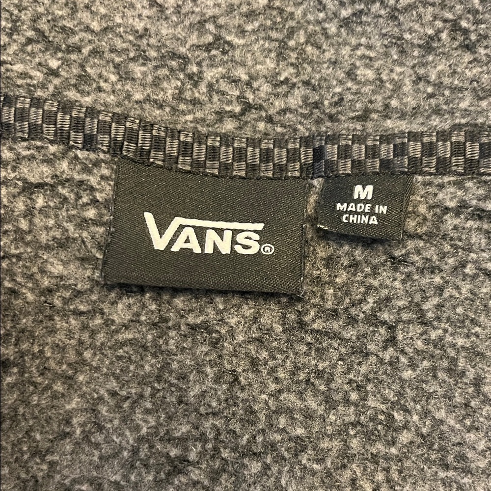 Vans kids Charcoal Zip-Up Hoodie size medium - Picture 3 of 6